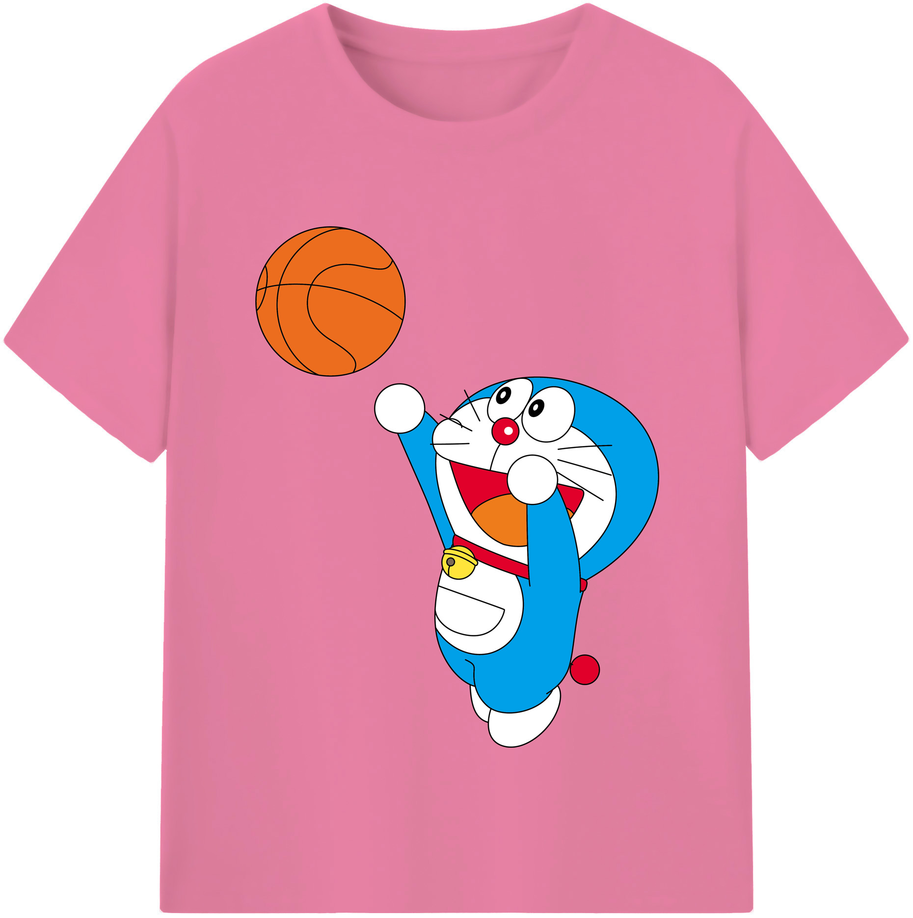 （画像用） ドラえもん Doraemon 綿100％半袖Tシャツ（フロントプリント）